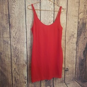 Bongo red sleevless bow tunic top size 9